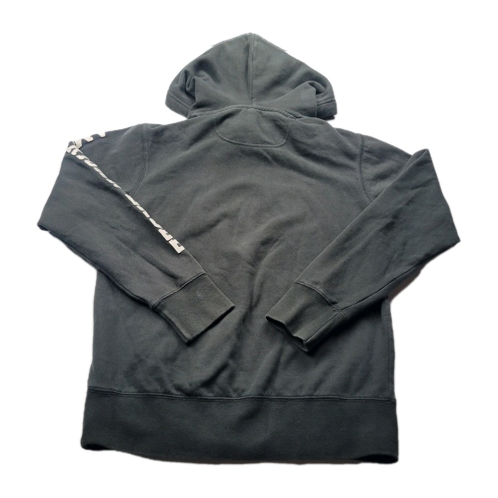 American Eagle Green Label Hoodie Mens Size XS Faded Black Sweatshirt Y2K - Picture 6 of 9